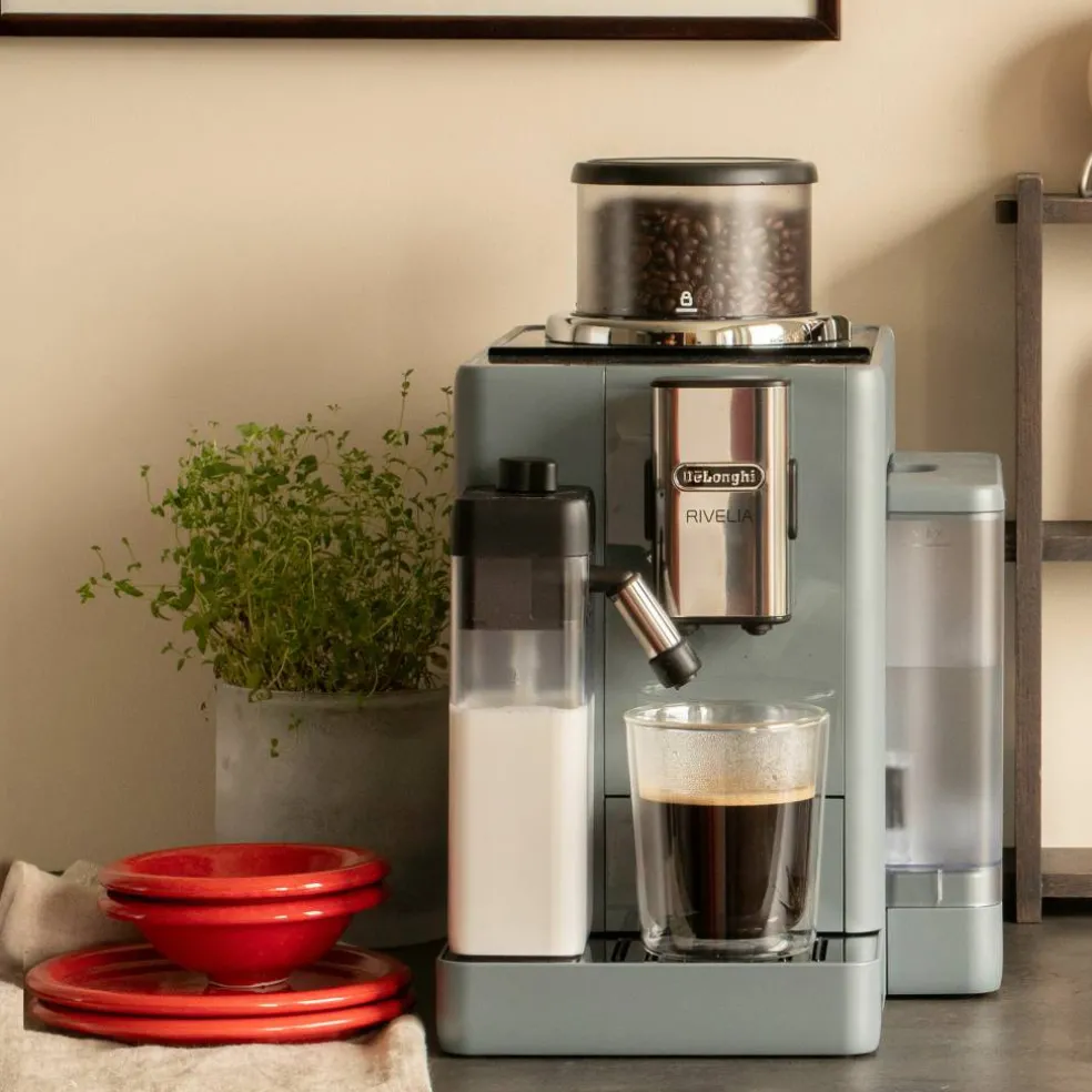 Rivelia EXAM440.55.W Helautomatisk kaffemaskin, vit