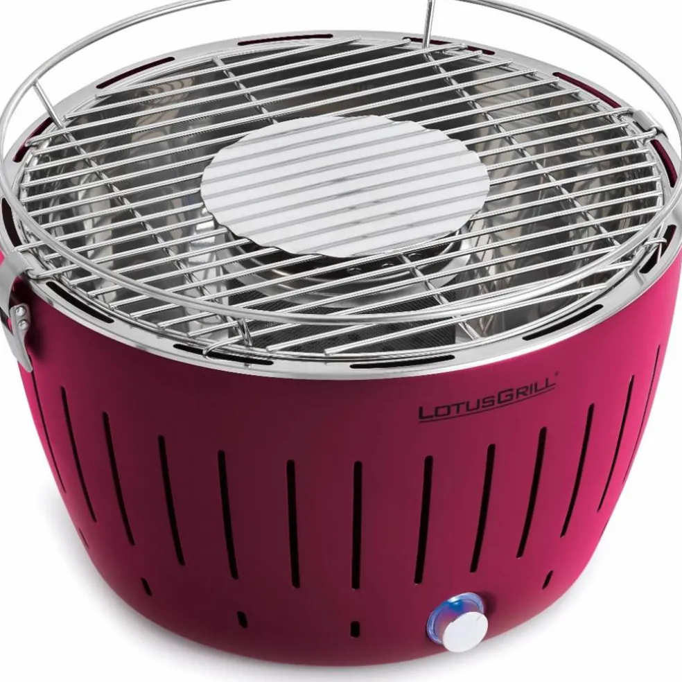 Rökfri kolgrill Lila