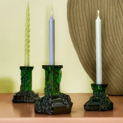 Rocky Baroque ljusstake 95 mm, emerald green