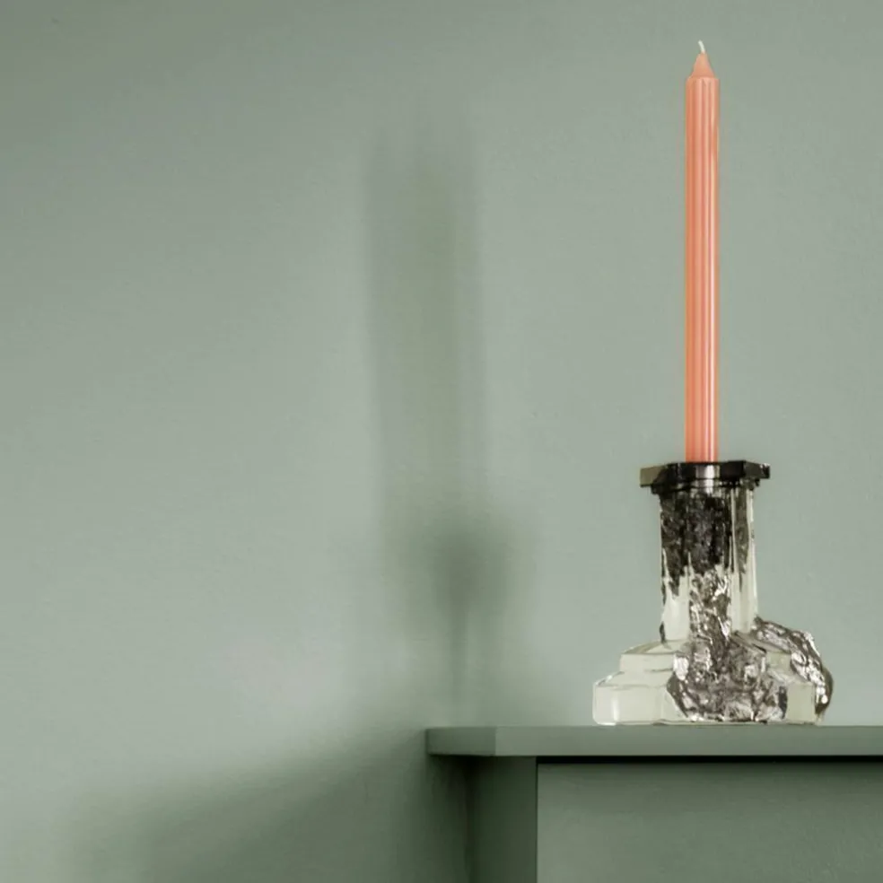 Rocky Baroque ljusstake 175 mm, emerald green