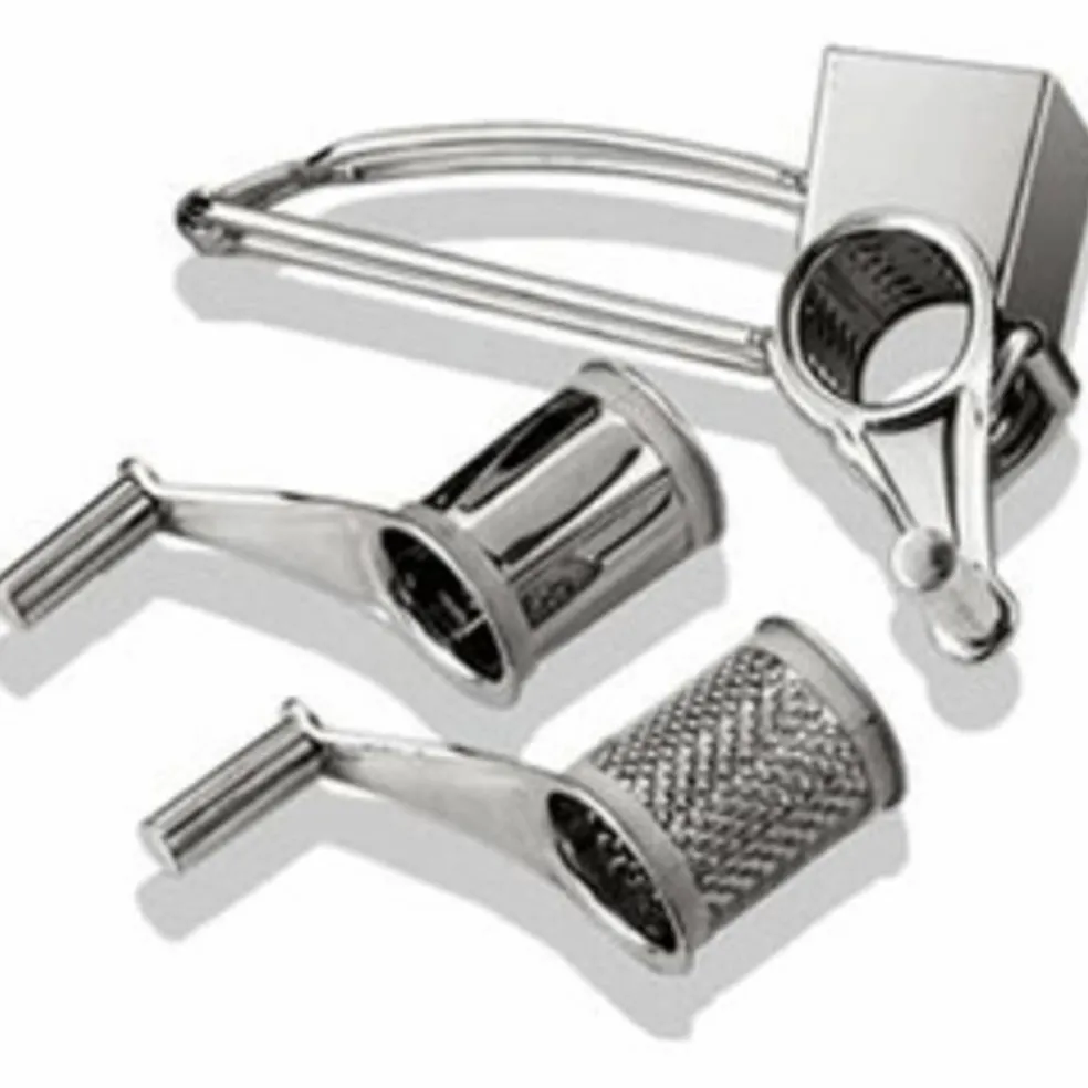 Roterande Rivjärn 3 trummor Rostfritt Stål
