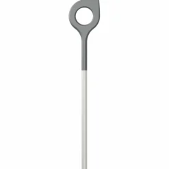 Rörslev med hål 31 cm, vit