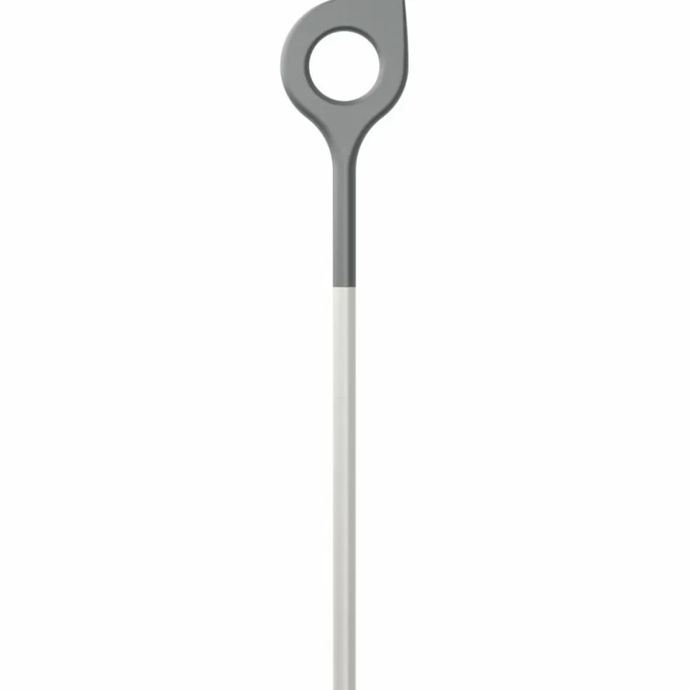 Rörslev med hål 31 cm, vit
