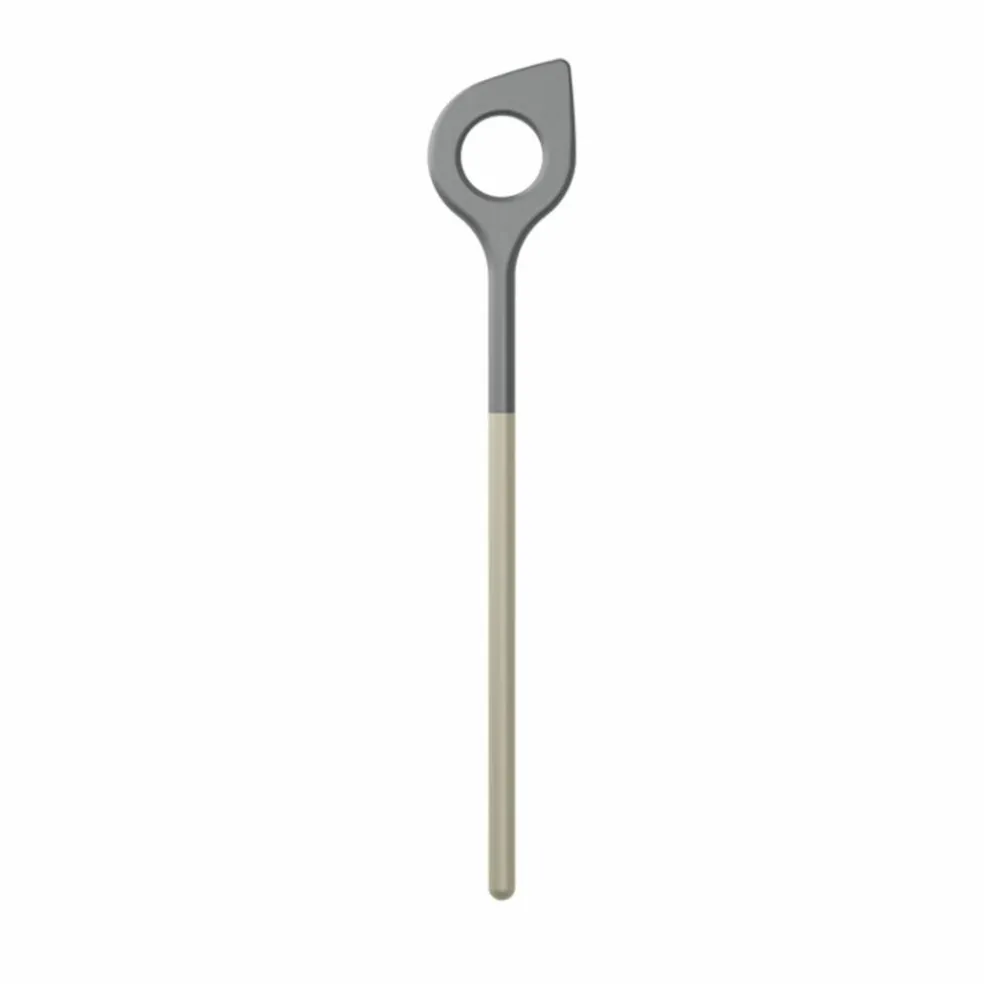 Rörslev med hål 31 cm, vit