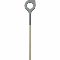 Rörslev med hål 31 cm, vit