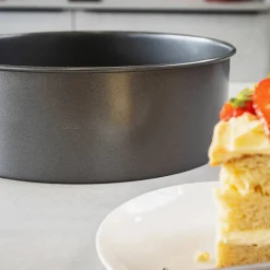 Rund Bakform löstagbar Botten Non-stick D: 25 cm H: 8 cm