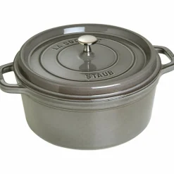 Rund Gryta 28 cm 6,7 liter Grafitgrå