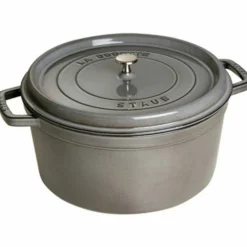 Rund Gryta 30 cm 8,35 liter Grafitgrå