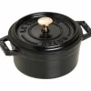 Rund Gryta Svart 10 cm 0,25 l
