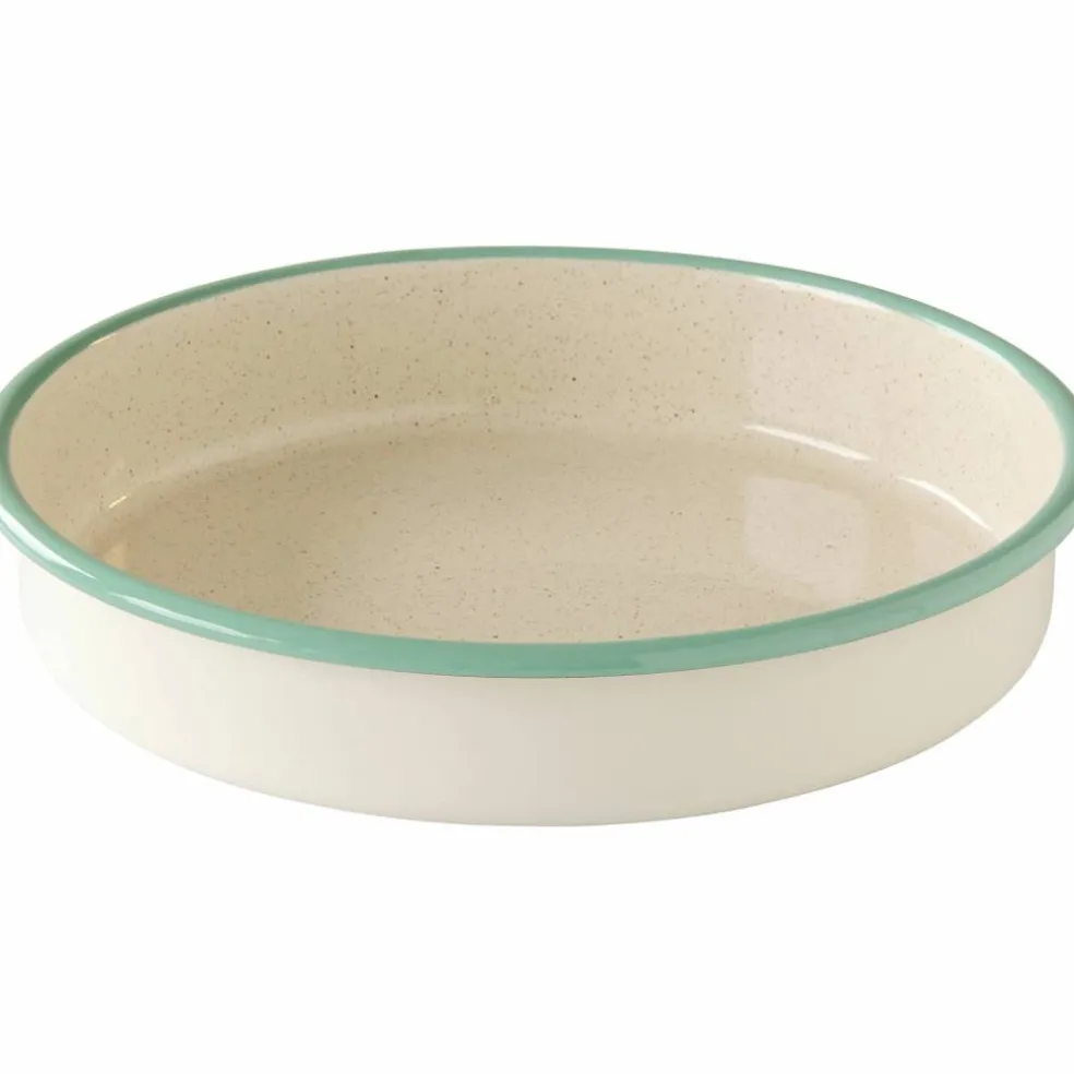 Rund ugnsform 24 cm, cream lux