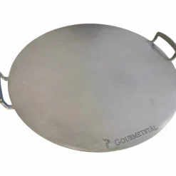 Runt pizzastål med grepp, 33 cm.