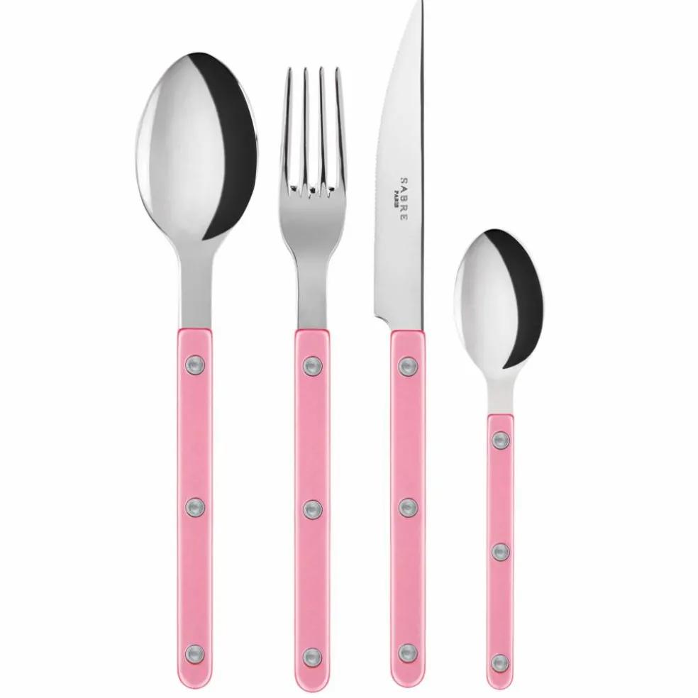 Sabre Bistrot Pärlemor bestickset 4 delar, mjukrosa
