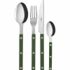 Sabre Bistrot Solid bestickset 4 delar, mörkgrå