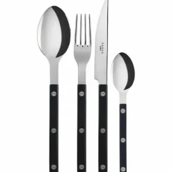 Sabre Bistrot Solid bestickset 4 delar, mörkgrå