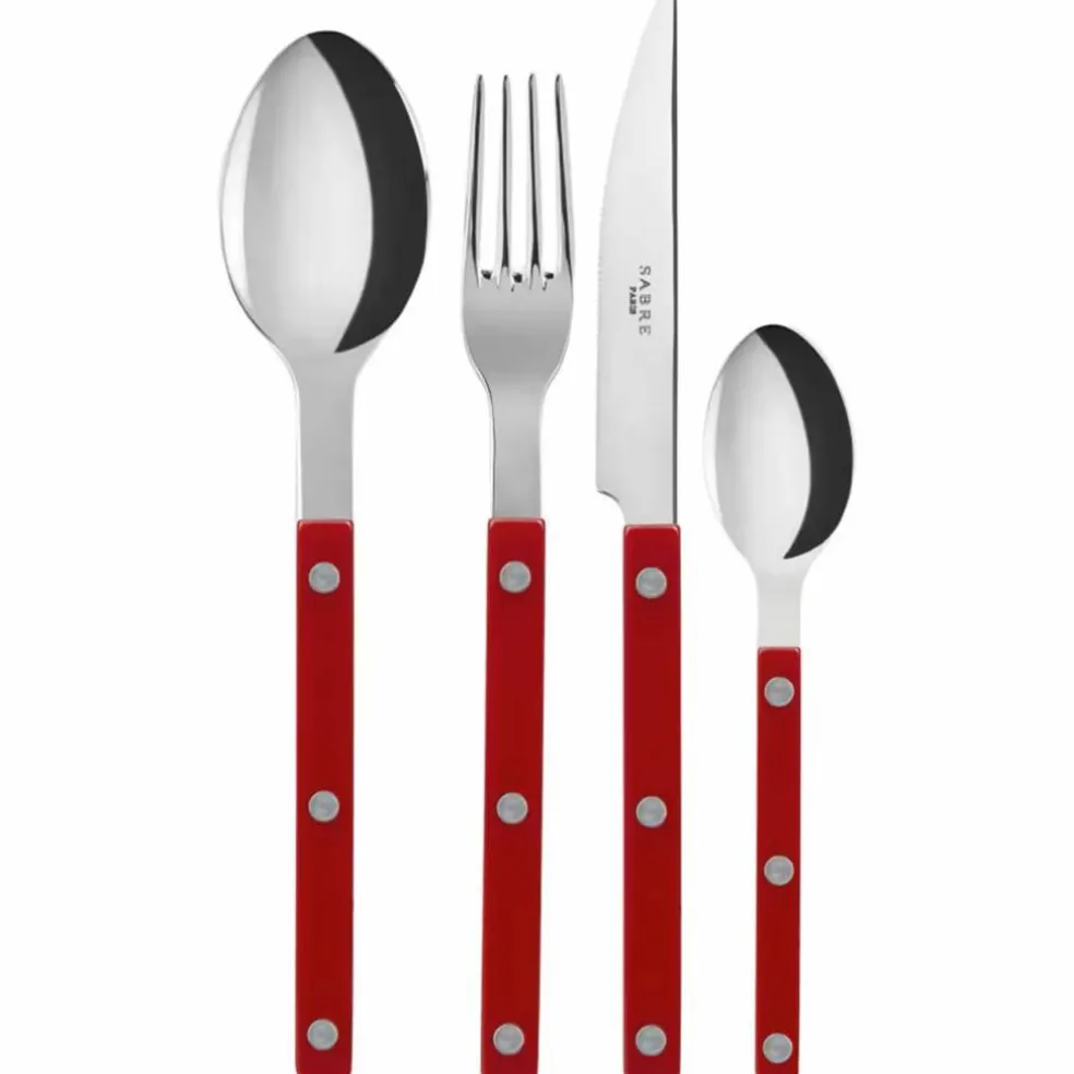 Sabre Bistrot Solid bestickset 16 delar, svart