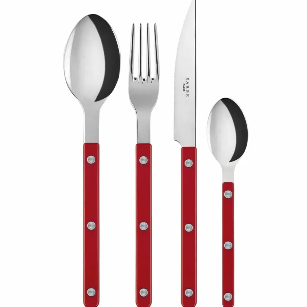 Sabre Bistrot Solid bestickset 16 delar, grön