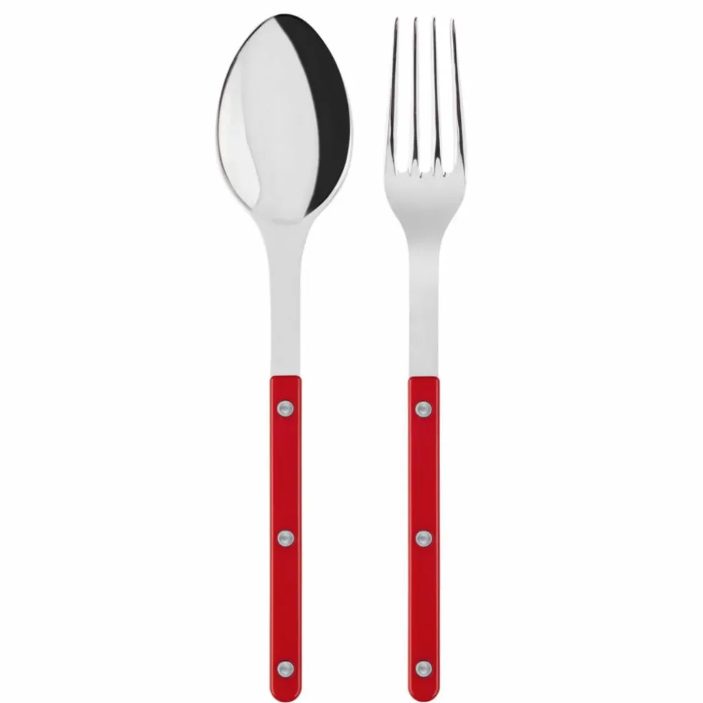 Sabre Bistrot Solid serveringsset, röd