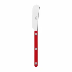 Sabre Bistrot Solid smörkniv, röd