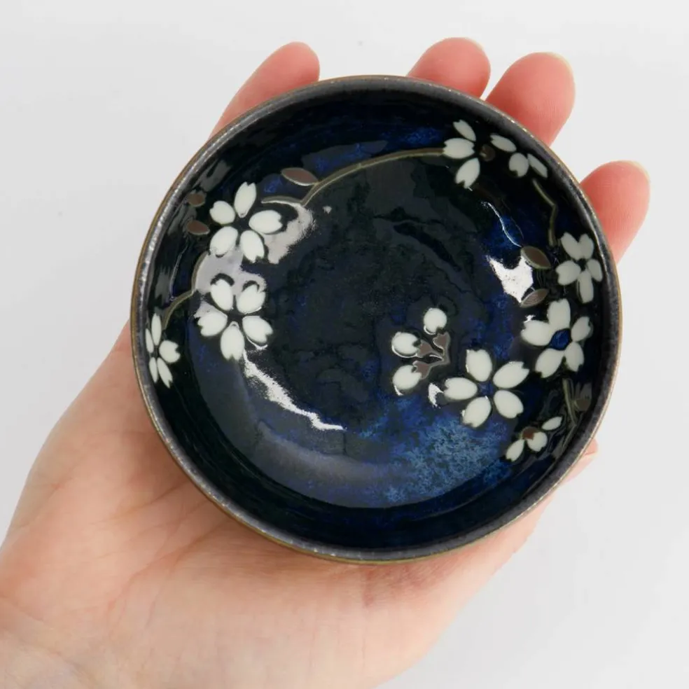 Sakura skål 12 cm, koboltblå