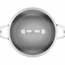 Salina Granitium Salina serveringspanna med lock 28 cm, aluminium