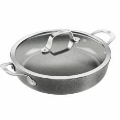Salina Granitium Salina serveringspanna med lock 28 cm, aluminium