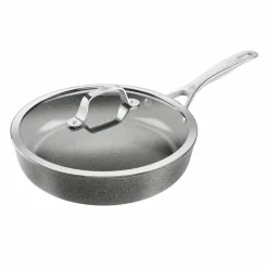 Salina Granitium Salina traktörpanna med lock 28 cm, aluminium
