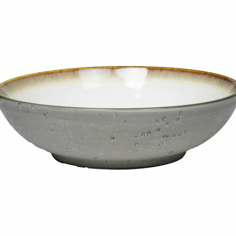 Salladsskål 24 cm grå/creme