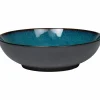 Salladsskål 24 cm svart/amber