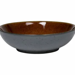 Salladsskål 24 cm svart/grön