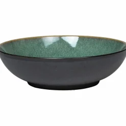 Salladsskål 24 cm svart/grön