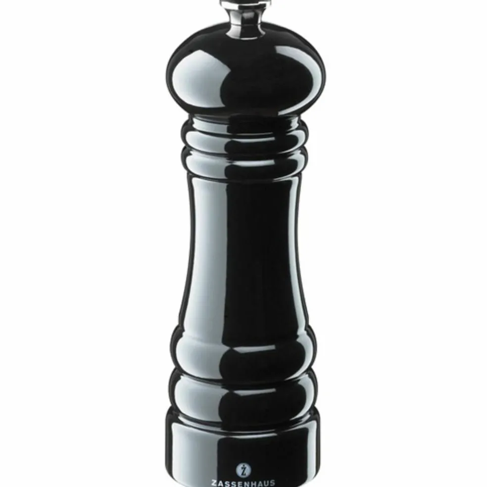 Saltkvarn 18 cm Svart Blank