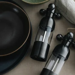 Salt- och pepparkvarn, borstat stål