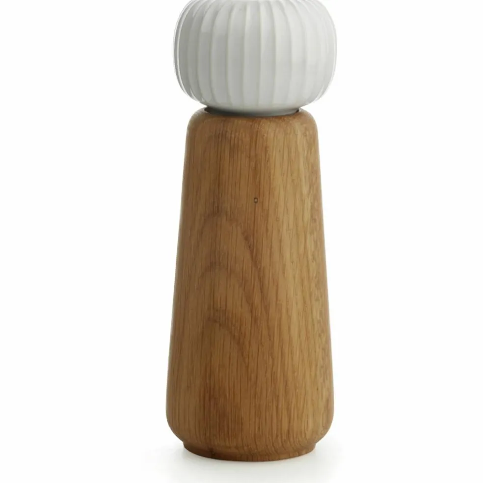Salt- och Pepparkvarn 18,5 cm Vit