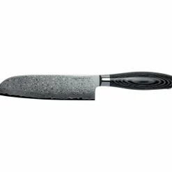 Santokukniv 18 cm, svart