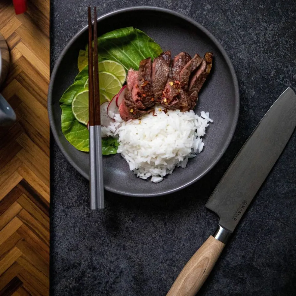 Santoku knivset, 3 knivar