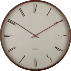 Scandia väggklocka 40 cm, white