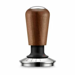 SEA302WLW tamper med tryckmätare 58 mm, valnöt