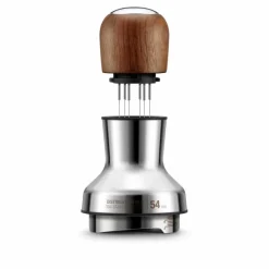 SEA203WLW Tamper och fördelare 54 mm, valnöt