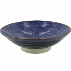 Seigaiha Blue skål 24,5 cm