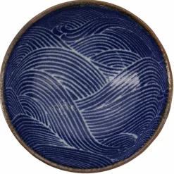 Seigaiha Blue skål 12 cm
