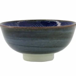 Seigaiha Blue skål 12 cm