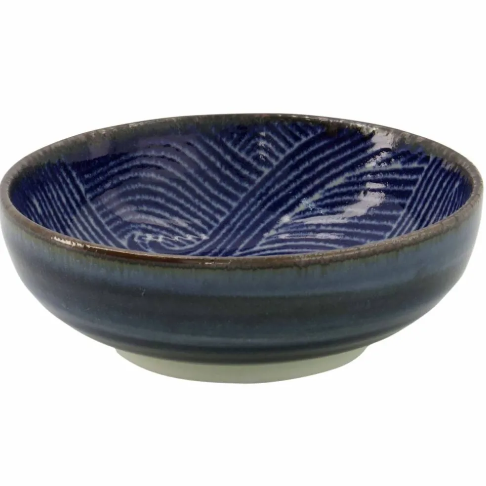 Seigaiha Blue skål 300 ml