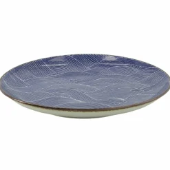 Seigaiha Blue tallrik 25 cm
