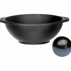 Senapskula 8 cm med gjutjärnsskål