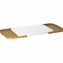 Separa skärbräda med brickor, brun