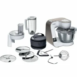 Serie 4 MUM5XW20 köksmaskin, 1000 W, vit/champagne