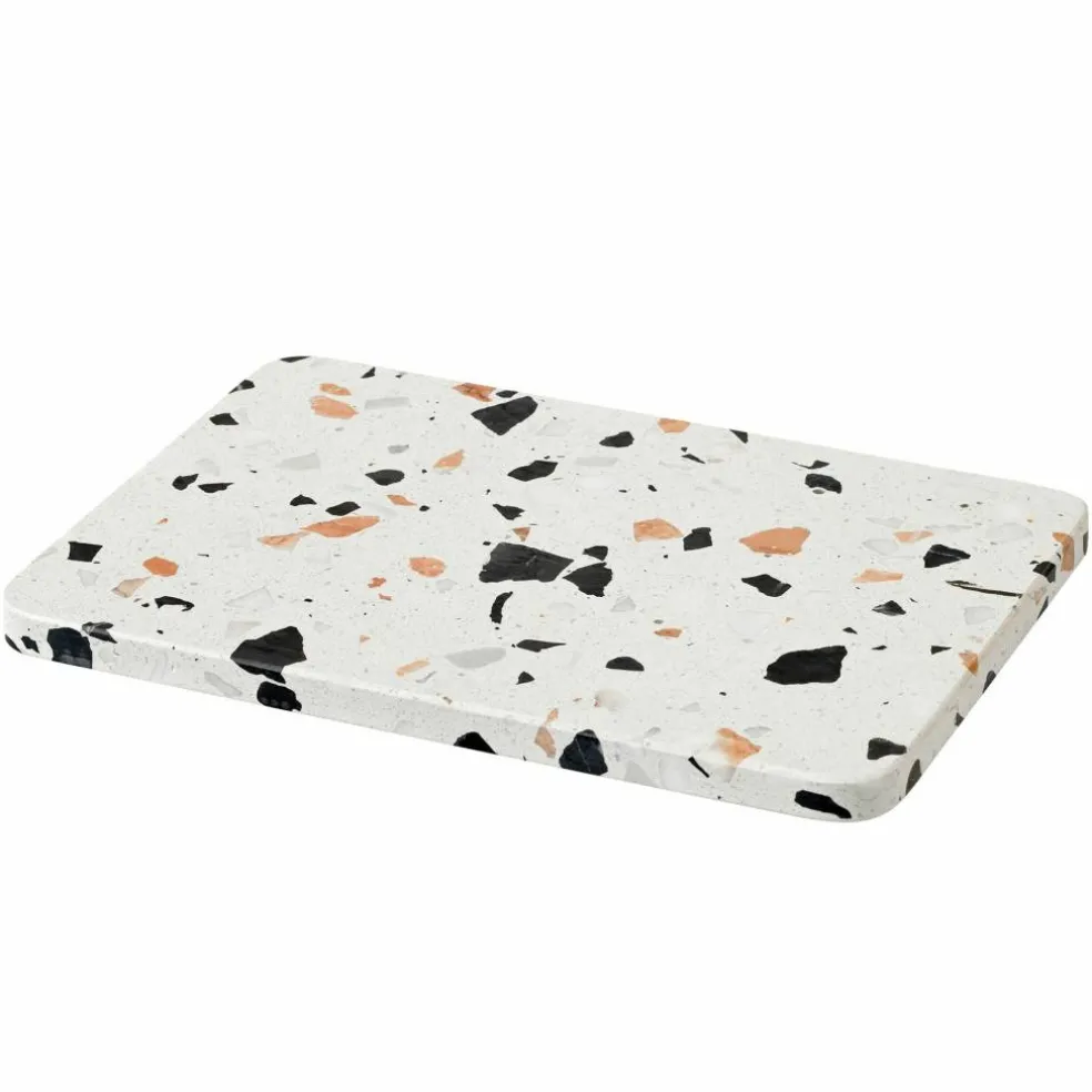 SERVE-IT serveringsfat 40 cm, vit terrazzo