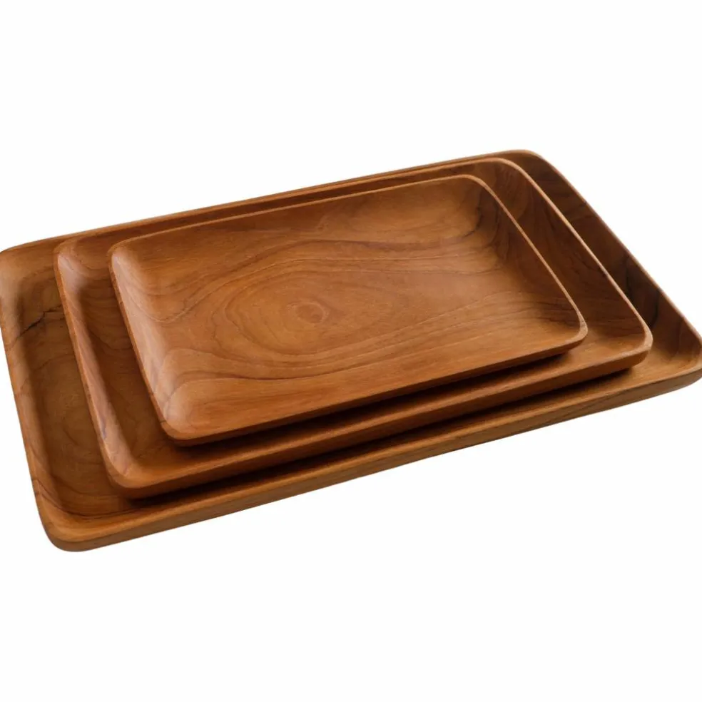 Serveringsbricka large 30 x 20 cm, teak