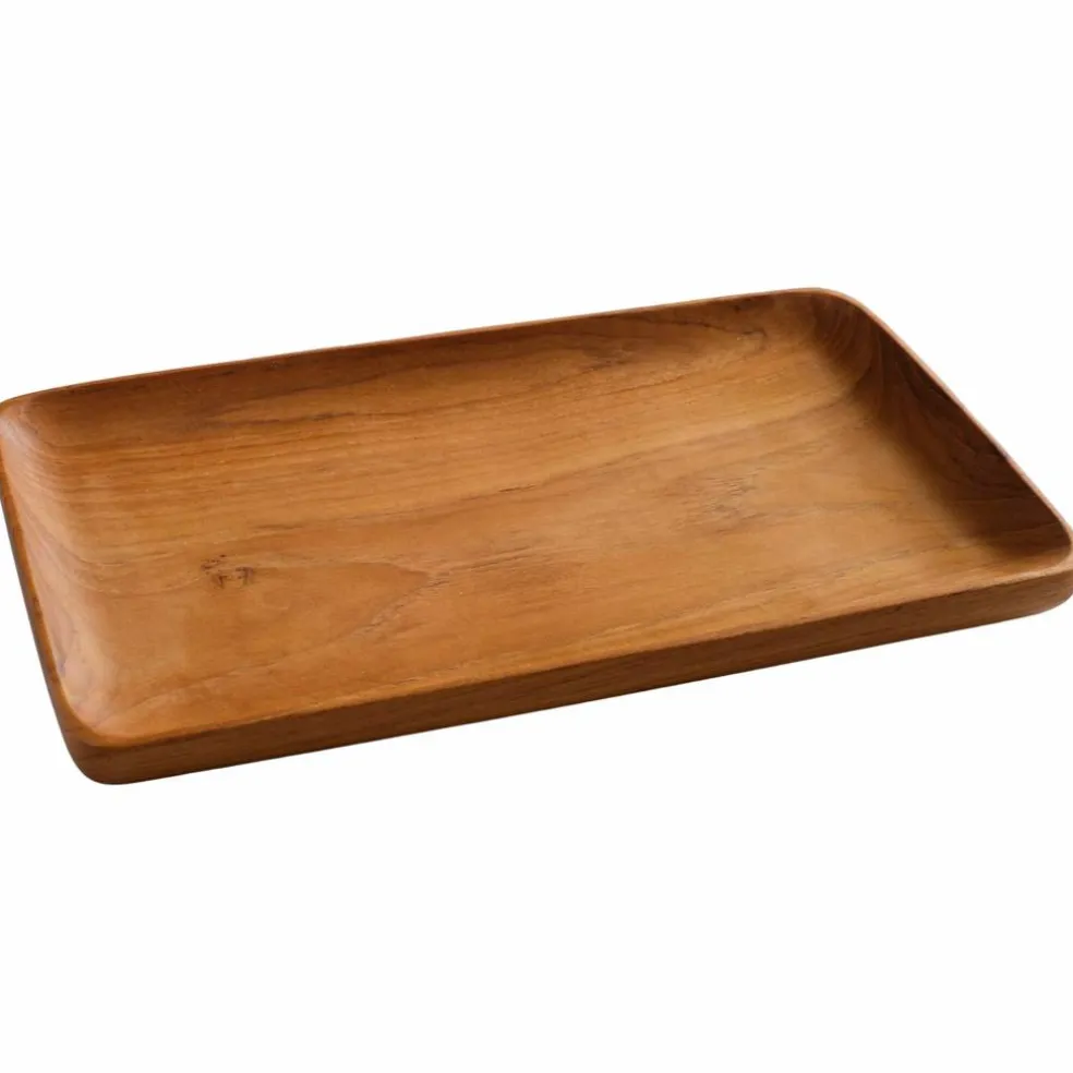 Serveringsbricka medium 25 x 17 cm, teak