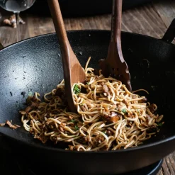 Serveringssked i valnöt